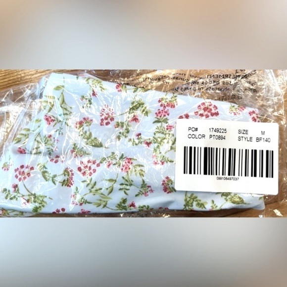 NWT J. Crew Curved Waist Cheeky Bikini Bottom in Cloud Meadow Floral, Medium. - Picture 12 of 14